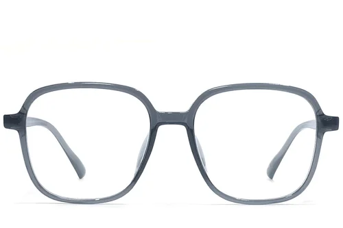 Lunettes rectangulaires bleues TR90 #BS1924-0150