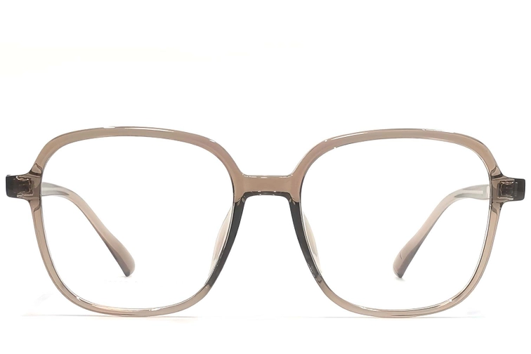 Rectangular Brown TR90 Glasses #BS1924-0151
