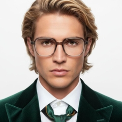 Rectangular Brown TR90 Glasses #BS1924-0151