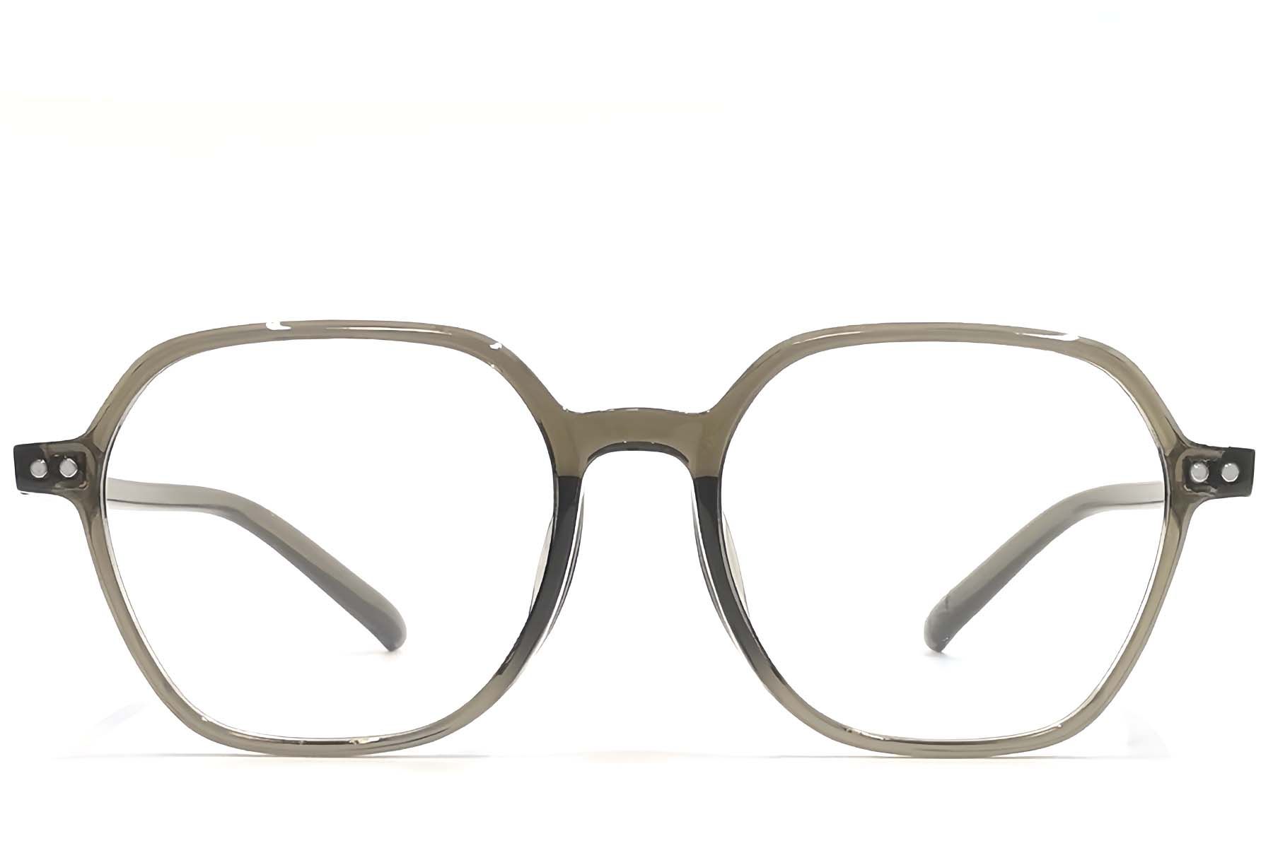 Geometric Green TR90 Glasses #BS1924-0154