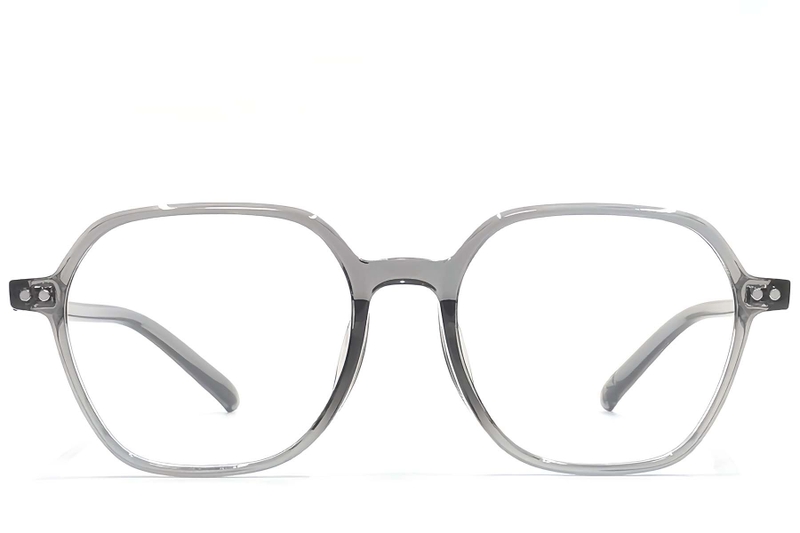 Gafas geométricas grises TR90 #BS1924-0155