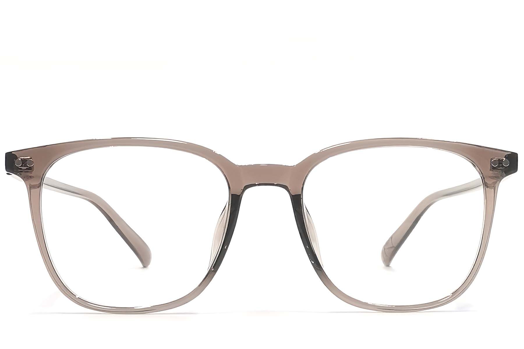 Rectangular Brown TR90 Glasses #BS1924-0162