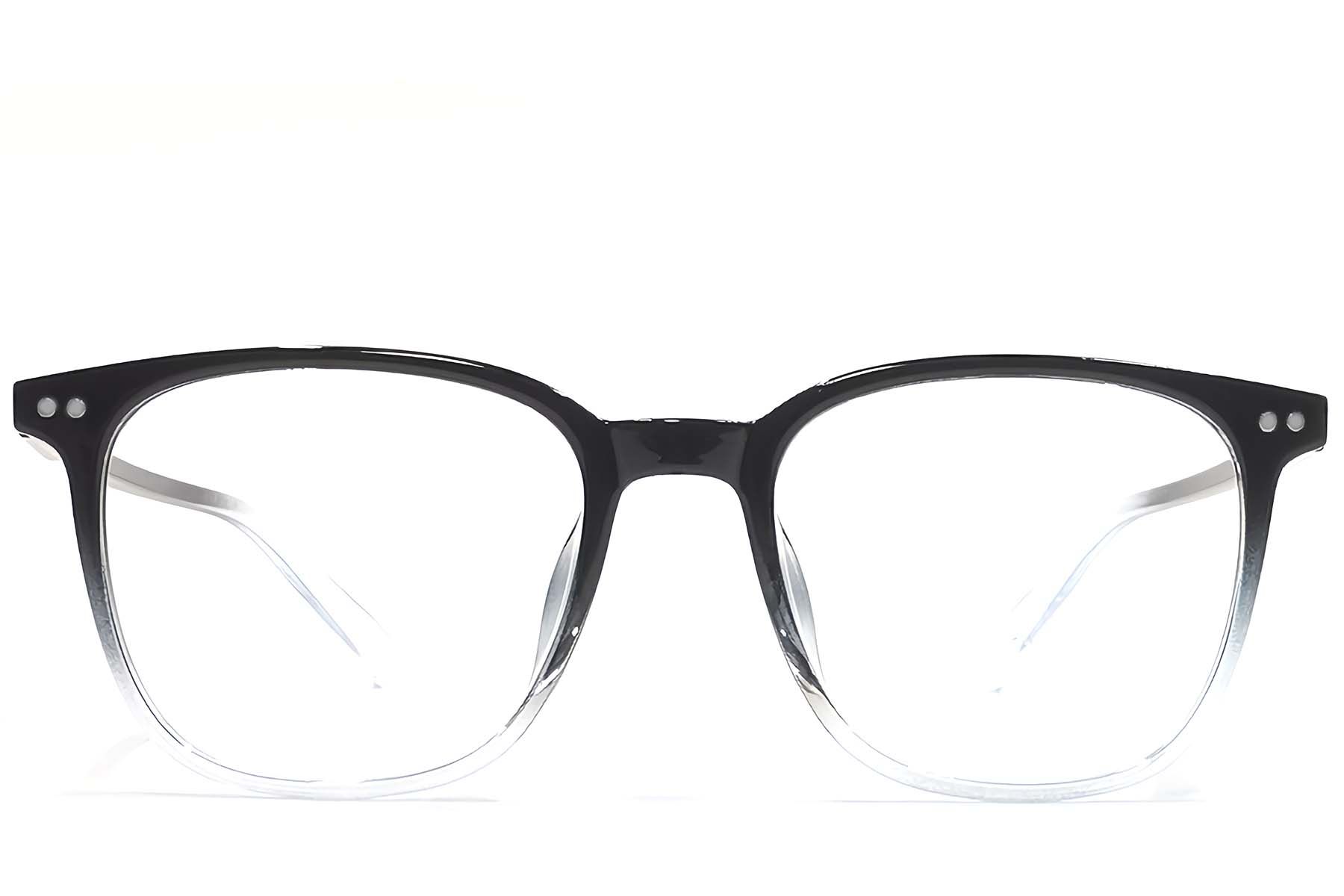 Rectangular Black TR90 Glasses #BS1924-0163