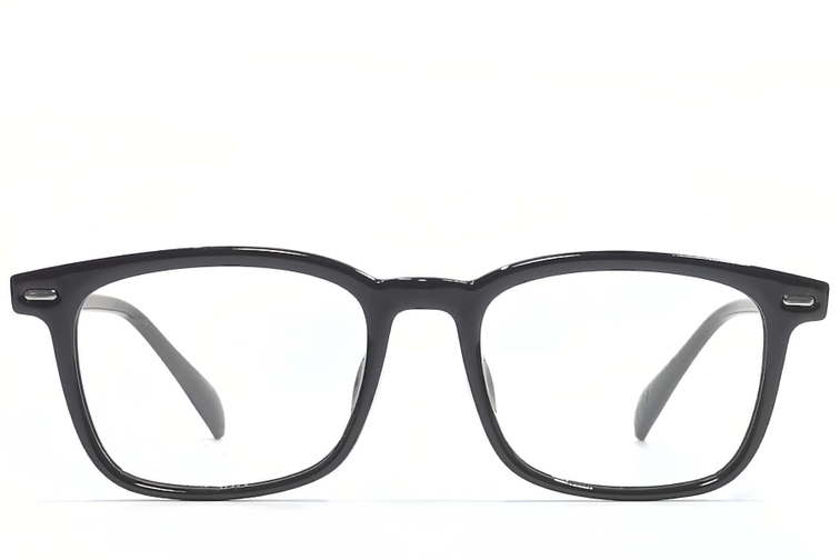 Rectangular Black TR90 Glasses #BS1924-0164
