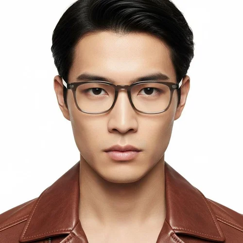 Lunettes rectangulaires vertes TR90 #BS1924-0165