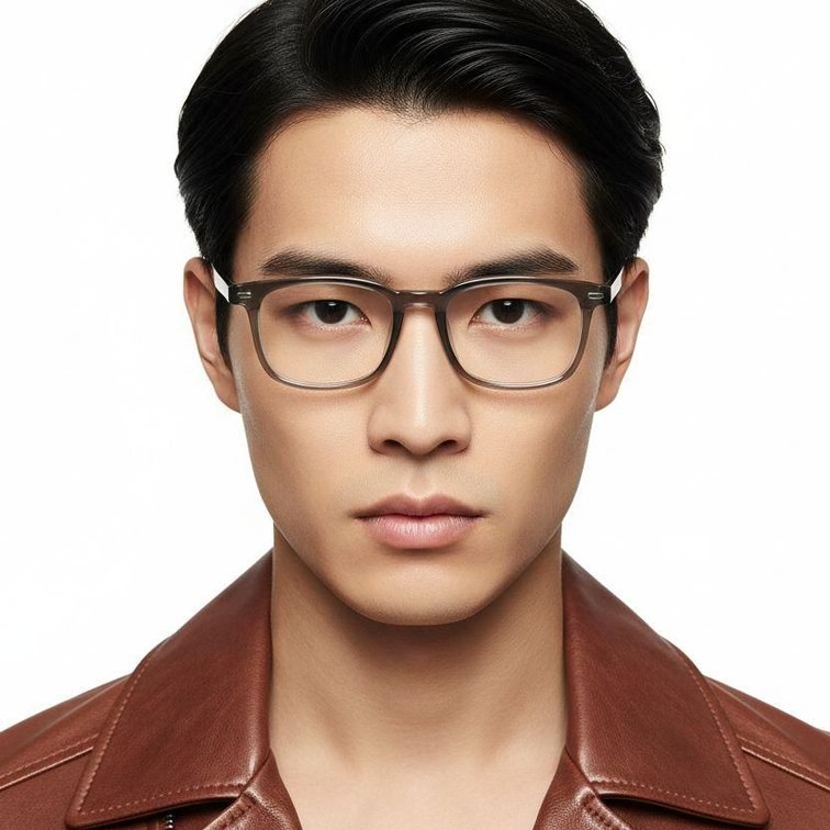 Rectangular Green TR90 Glasses #BS1924-0165
