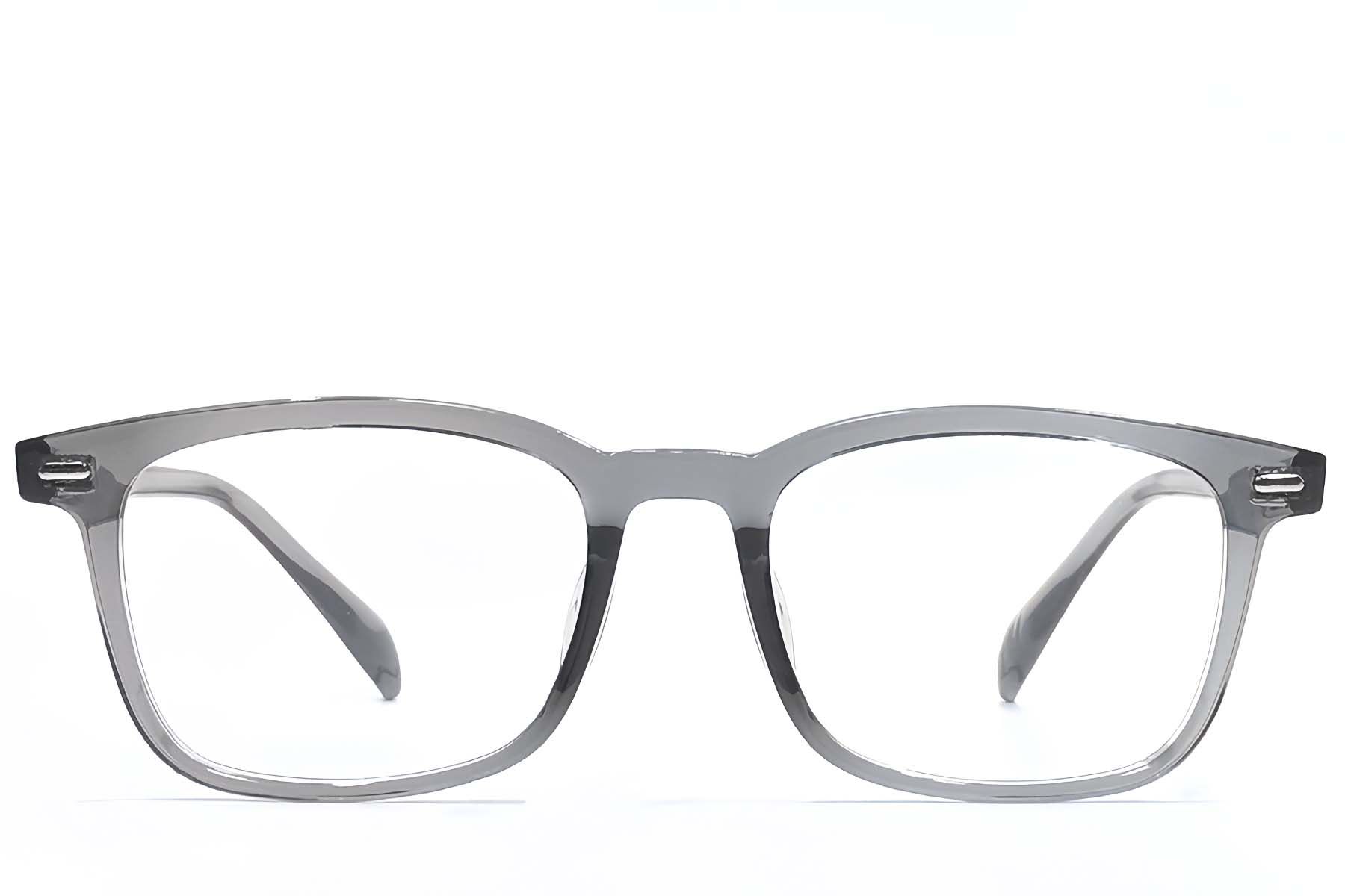 Rectangular Gray TR90 Glasses #BS1924-0166