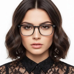 Gafas rectangulares azules TR90 #BS1924-0167