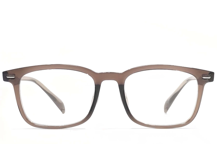 Rectangular Brown TR90 Glasses #BS1924-0168