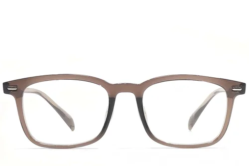 Lunettes rectangulaires marron TR90 #BS1924-0168