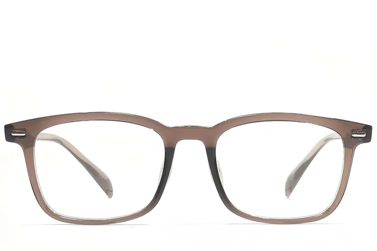 Rectangular Brown TR90 Glasses #BS1924-0168
