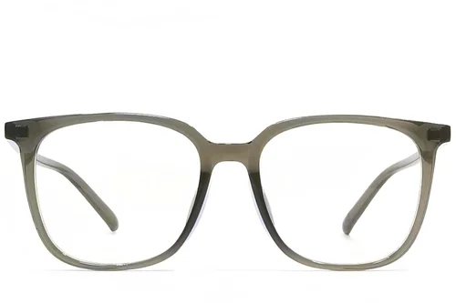 Lunettes rectangulaires vertes TR90 #BS1924-0171