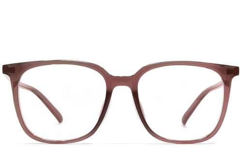 Lunettes rectangulaires marron TR90 #BS1924-0174