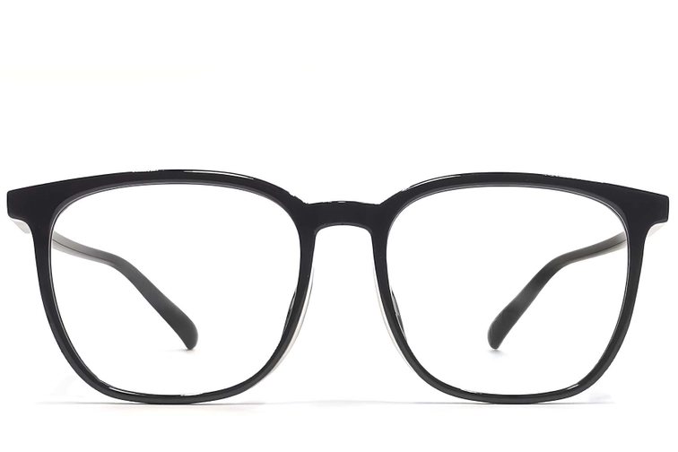 Rectangular Black TR90 Glasses #BS1924-0176