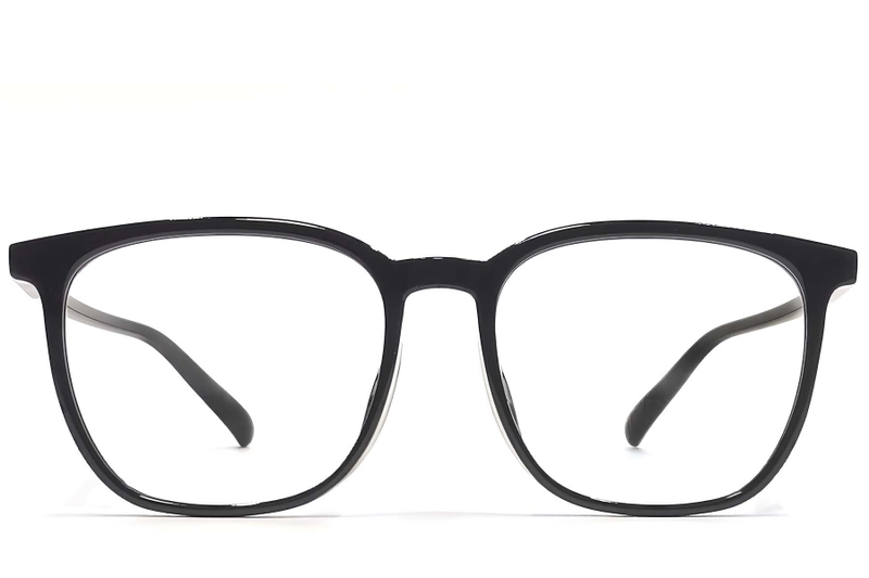 Lunettes rectangulaires noires TR90 #BS1924-0176