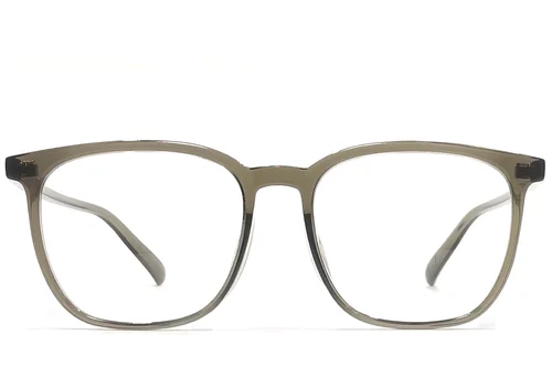 Lunettes rectangulaires vertes TR90 #BS1924-0177