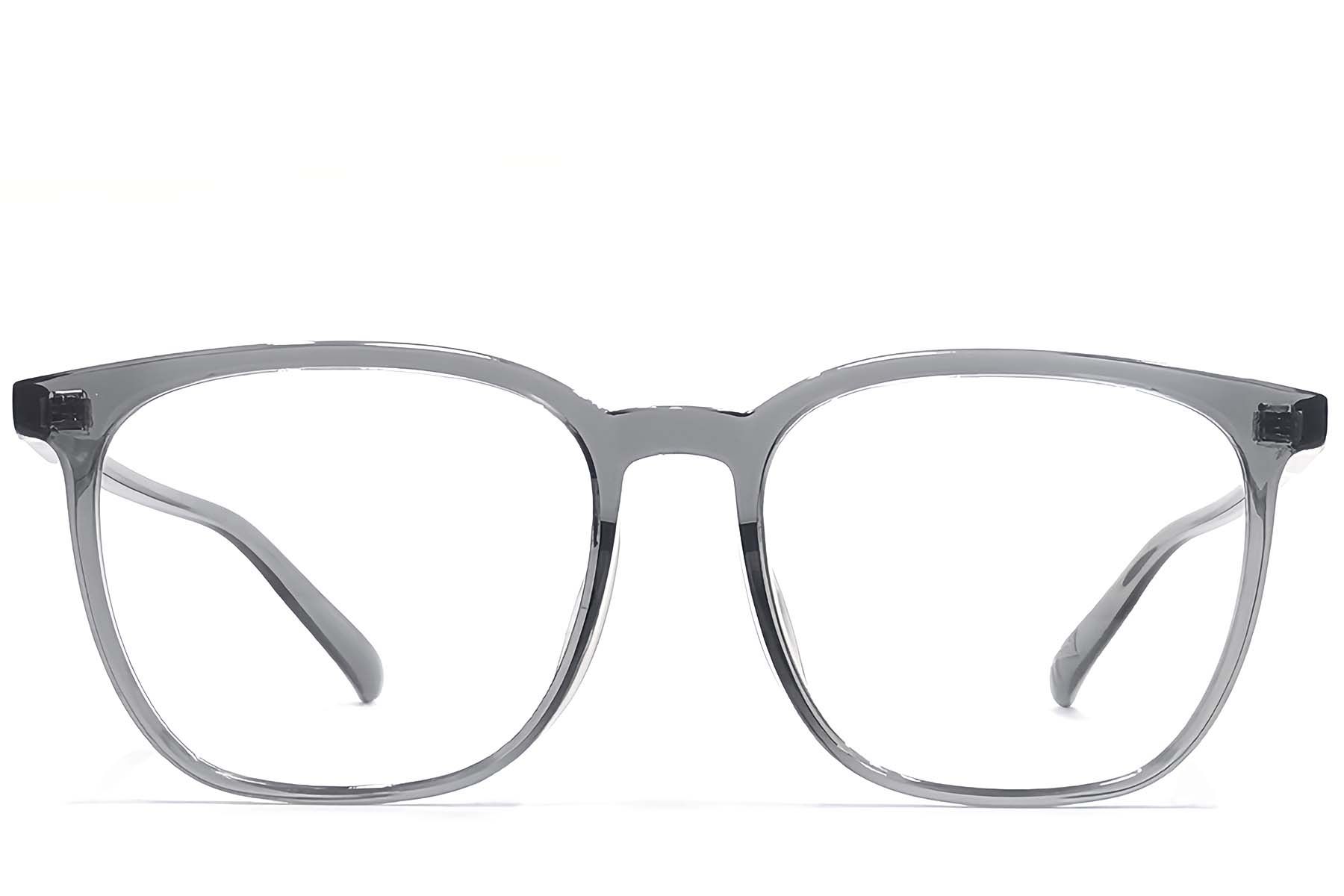 Rectangular Gray TR90 Glasses #BS1924-0178