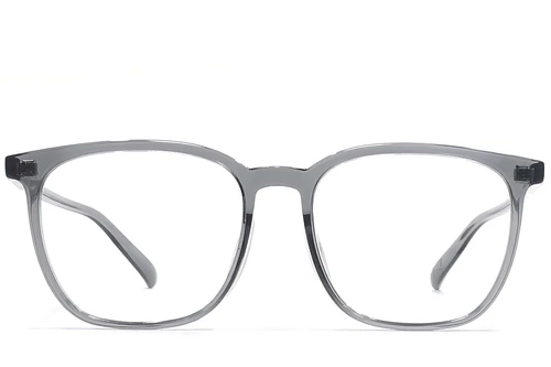 Lunettes rectangulaires grises TR90 #BS1924-0178