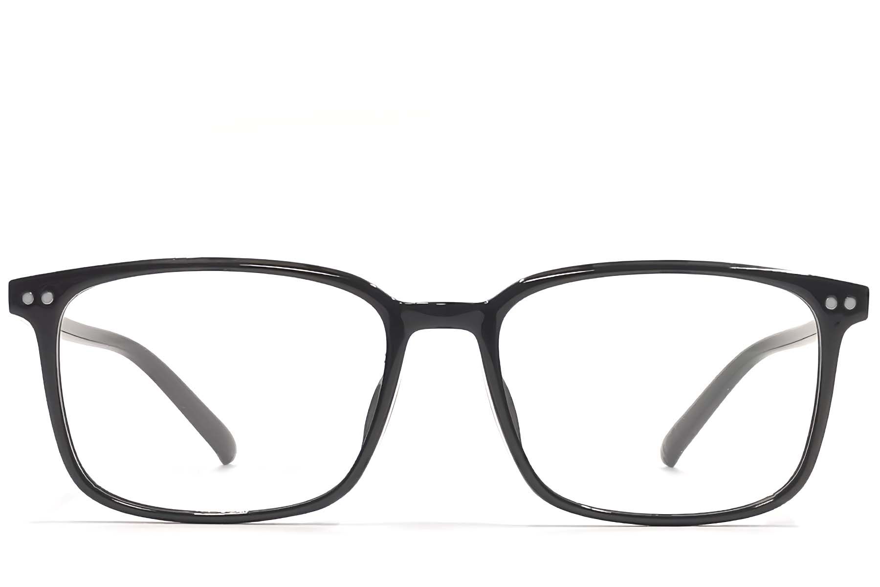 Rectangular Black TR90 Glasses #BS1924-0182