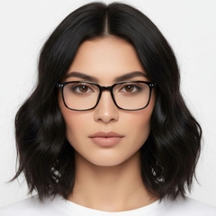 Rectangular Black TR90 Glasses #BS1924-0182