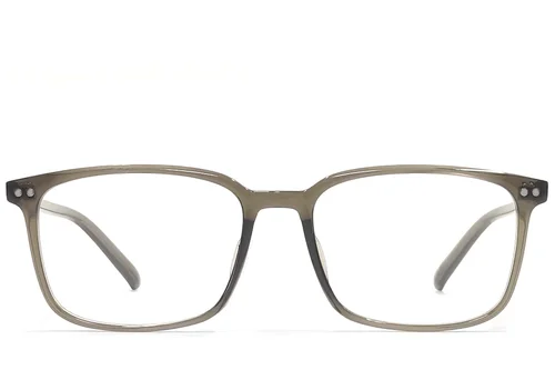 Lunettes rectangulaires vertes TR90 #BS1924-0183