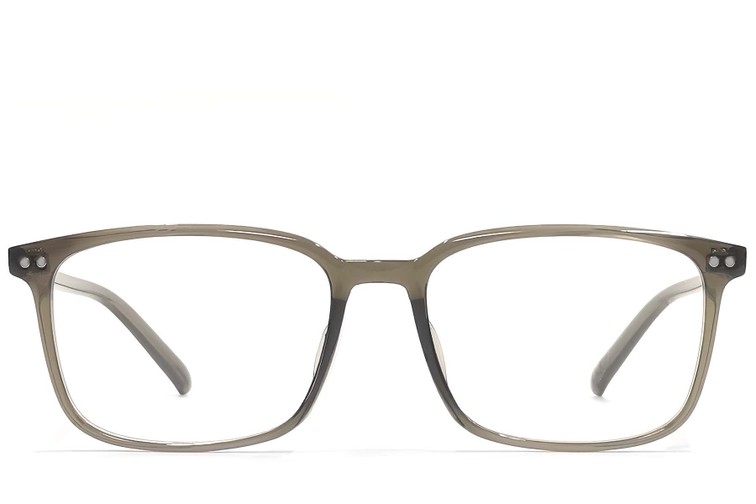 Rechteckige grüne TR90-Brille #BS1924-0183