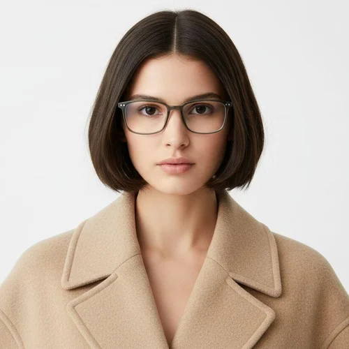 Lunettes rectangulaires vertes TR90 #BS1924-0183