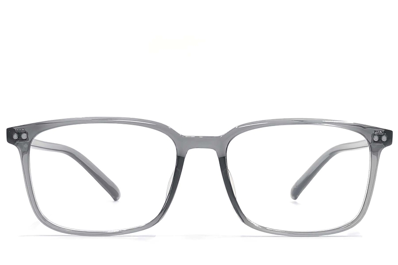 Rectangular Gray TR90 Glasses #BS1924-0184