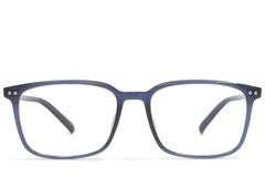 Lunettes rectangulaires bleues TR90 #BS1924-0187