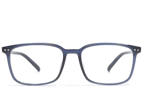 Rectangular Blue TR90 Glasses #BS1924-0187