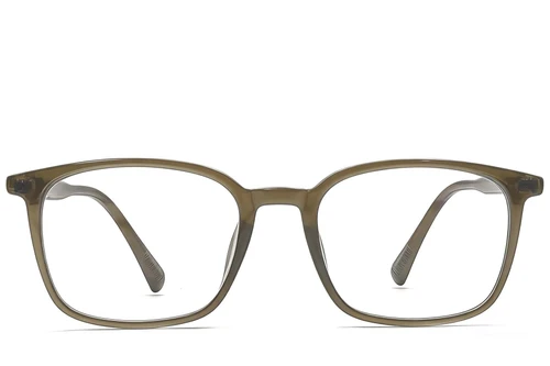 Rectangular Green TR90 Glasses #BS1924-0189