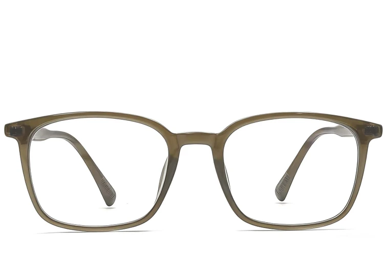 Gafas rectangulares TR90 verdes #BS1924-0189