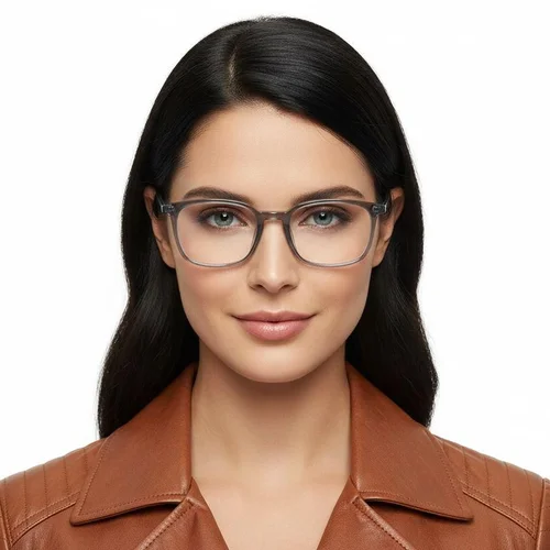 Lunettes rectangulaires grises TR90 #BS1924-0190
