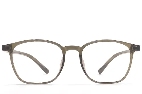 Lunettes rectangulaires vertes TR90 #BS1924-0195