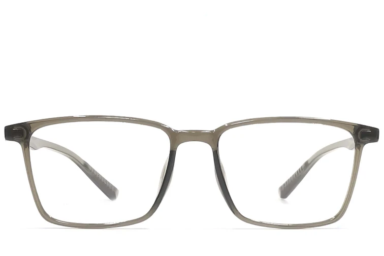 Rechteckige grüne TR90-Brille #BS1924-0201