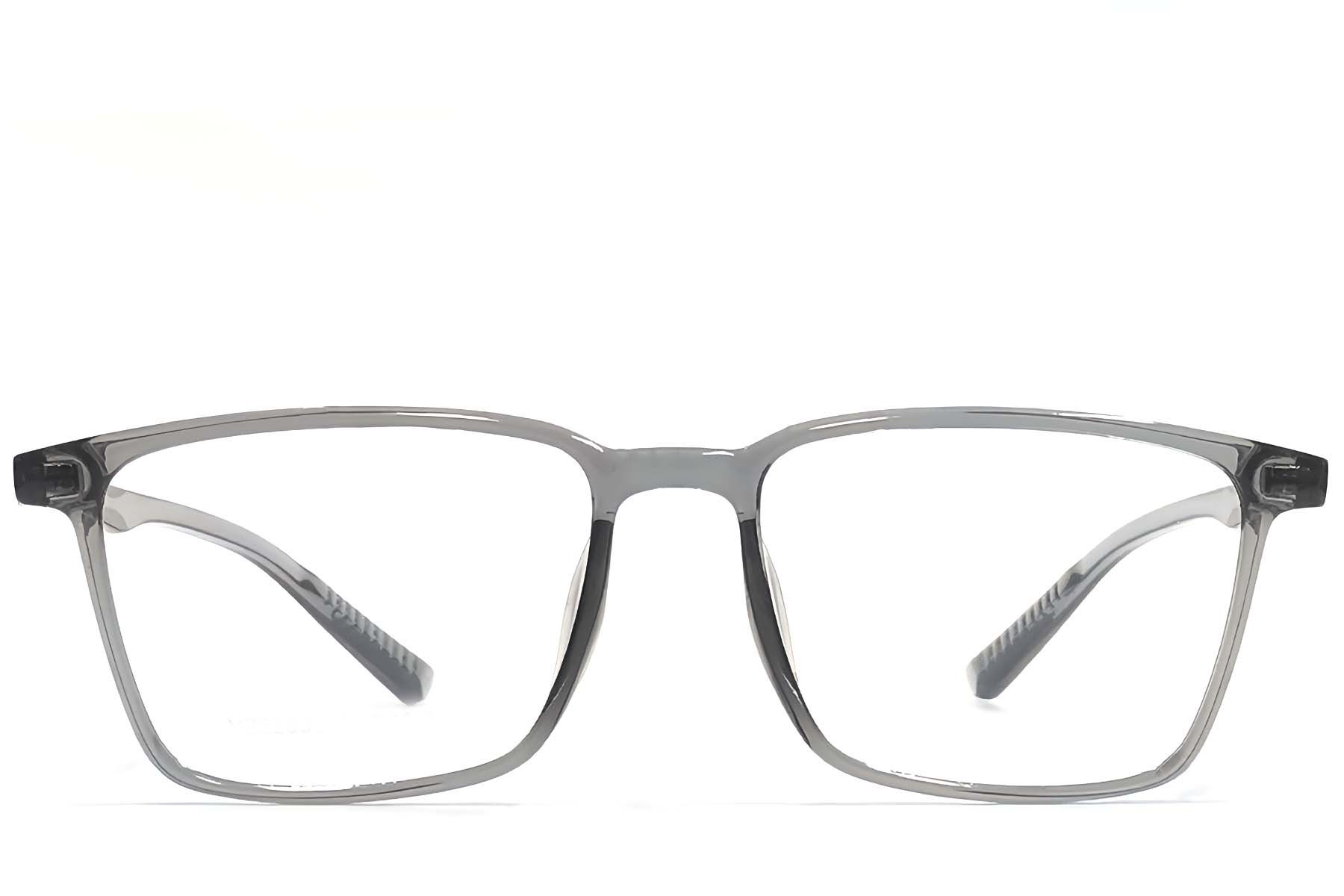Rectangular Gray TR90 Glasses #BS1924-0202