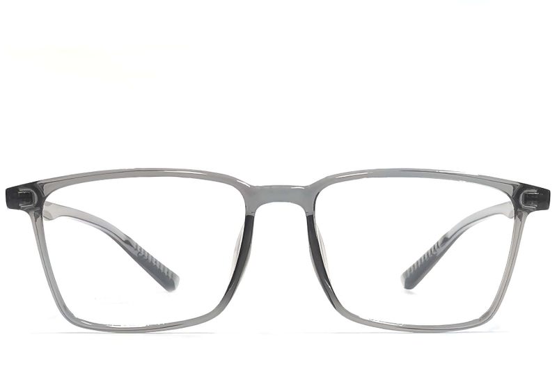 Rectangular Gray TR90 Glasses #BS1924-0202