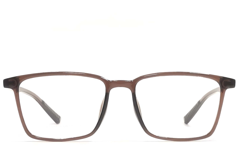 Rectangular Brown TR90 Glasses #BS1924-0204