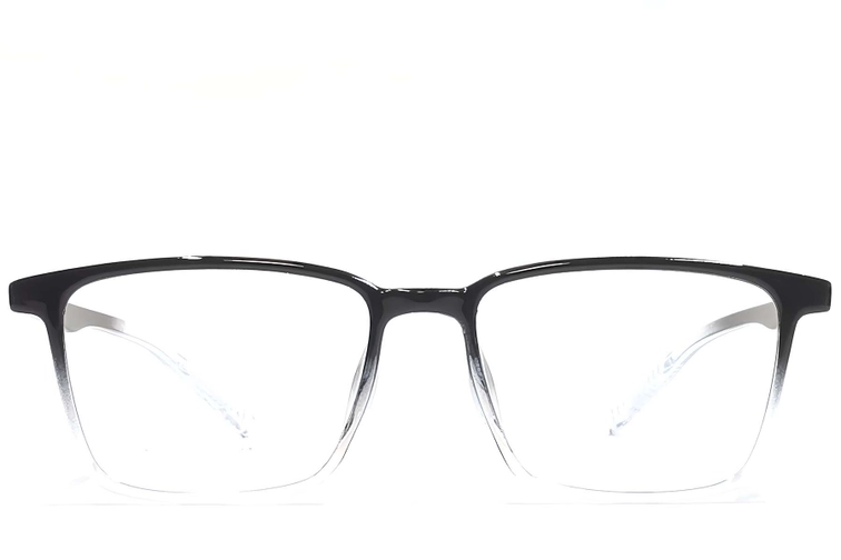 Rectangular Black TR90 Glasses #BS1924-0205