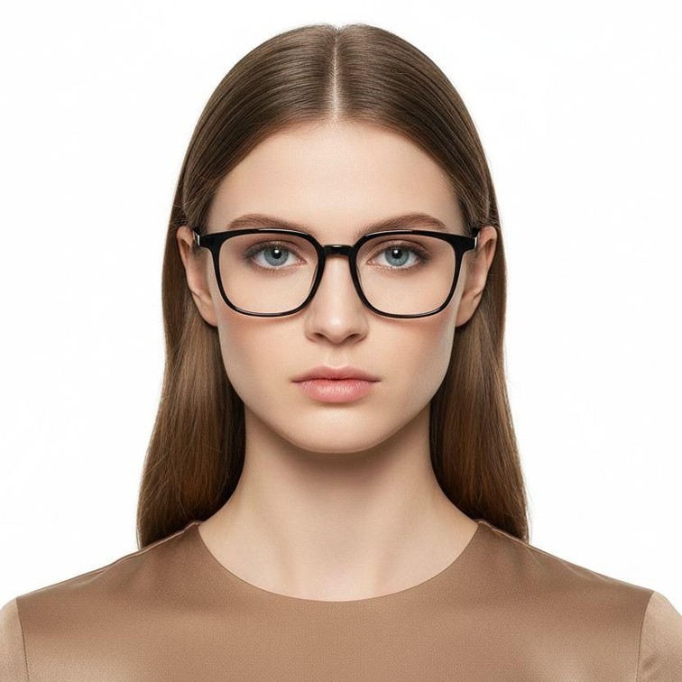 Gafas rectangulares negras TR90 #BS1924-0206