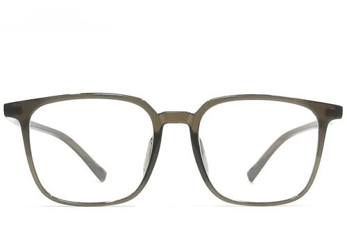 Lunettes rectangulaires vertes TR90 #BS1924-0207