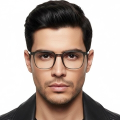 Lunettes rectangulaires vertes TR90 #BS1924-0207