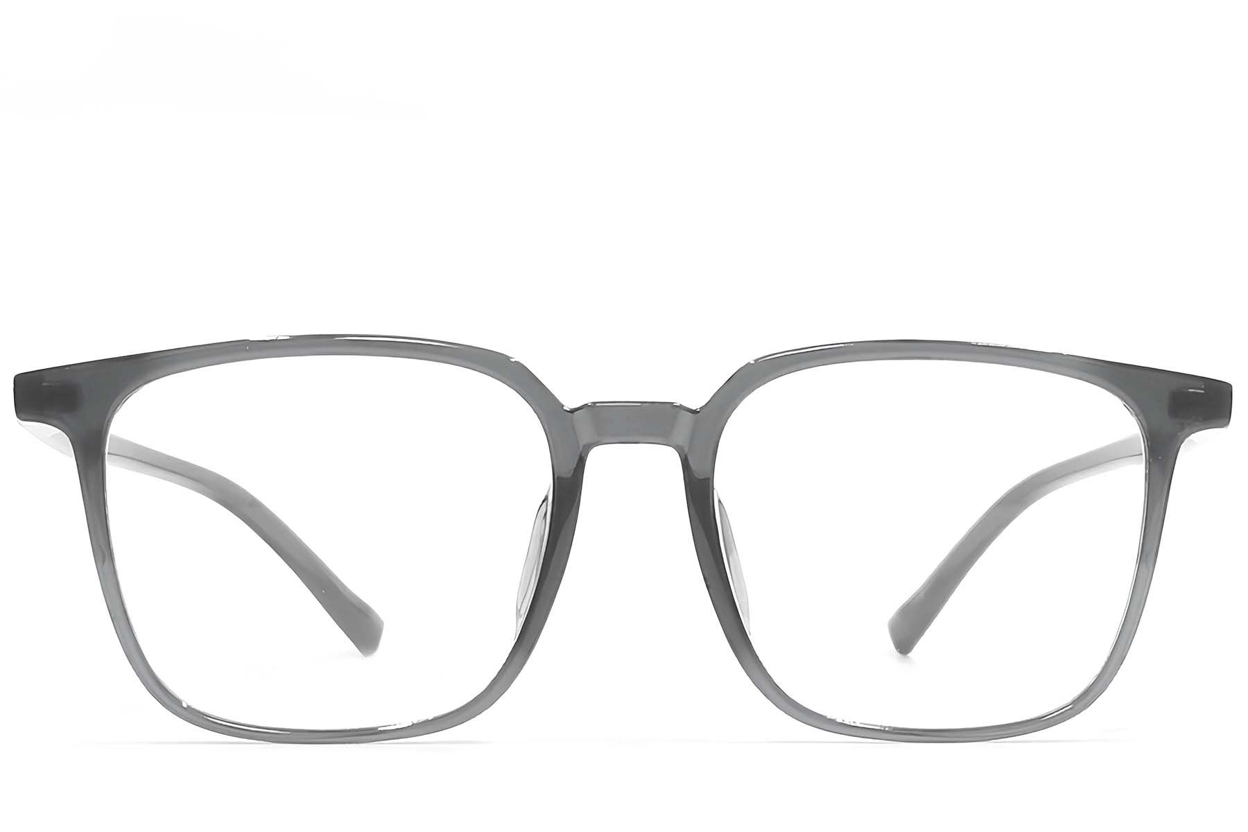 Rectangular Gray TR90 Glasses #BS1924-0208