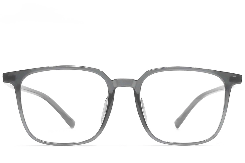 Rectangular Gray TR90 Glasses #BS1924-0208