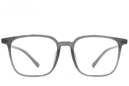 Lunettes rectangulaires grises TR90 #BS1924-0208