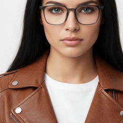 Lunettes rectangulaires grises TR90 #BS1924-0208