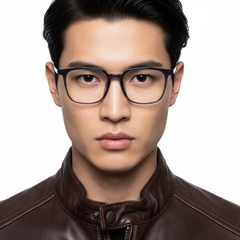 Rectangular Blue TR90 Glasses #BS1924-0211