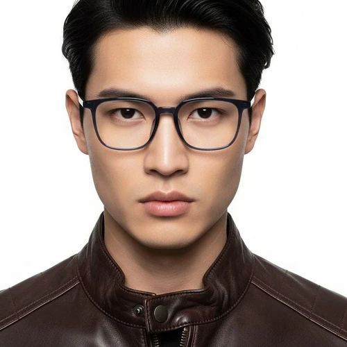 Rectangular Blue TR90 Glasses #BS1924-0211