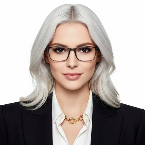 Lunettes rectangulaires vertes TR90 #BS1924-0213