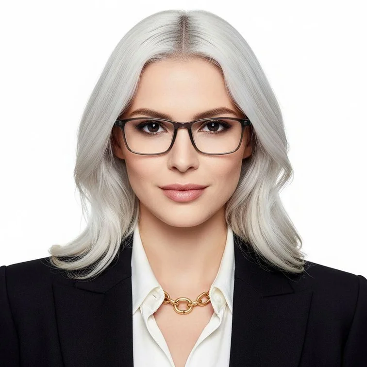 Lunettes rectangulaires vertes TR90 #BS1924-0213